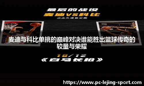 麦迪与科比单挑的巅峰对决谁能胜出篮球传奇的较量与荣耀